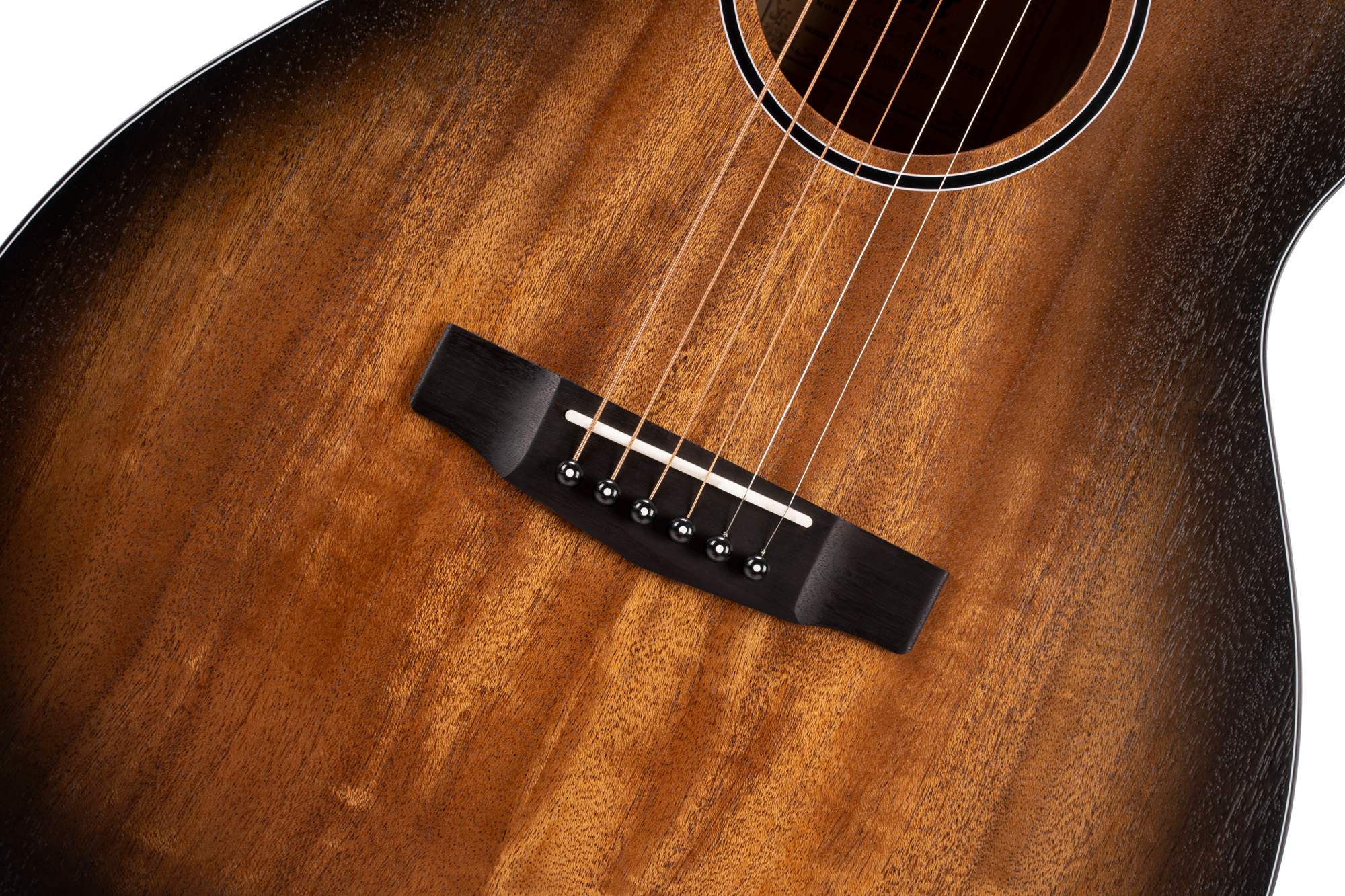 Cort Core-oc Electro Acajou Ov - Black Burst - Guitarra folk - Variation 2