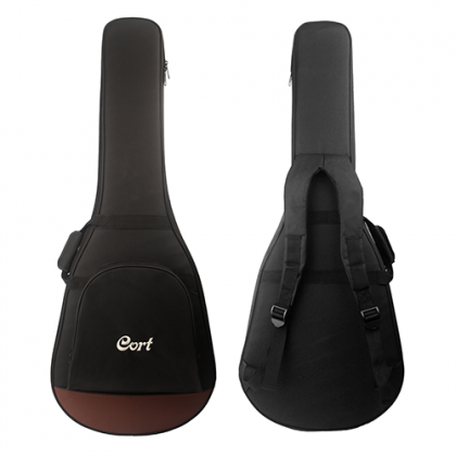 Cort Core Oc Spruce Om Cw Epicea Acajou Ova - Open Pore Trans Black - Guitarra electro acustica - Variation 4