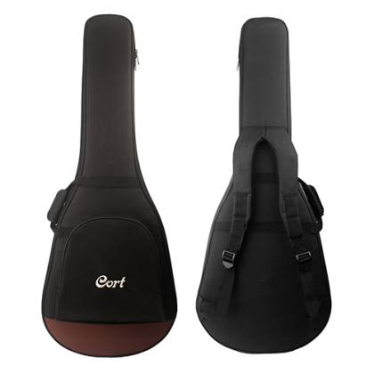 Cort Core Pe Mahogany Parlor Tout Acajou Ova - Open Pore Black Burst - Guitarra electro acustica - Variation 4