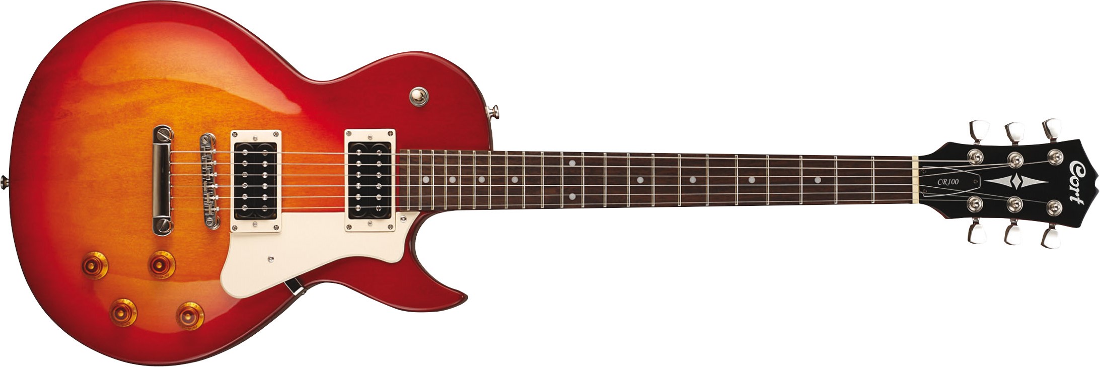 Cort Cr100 Crs Classic Rock Hh Ht - Cherry Red Sunburst - Guitarra eléctrica de corte único. - Variation 1