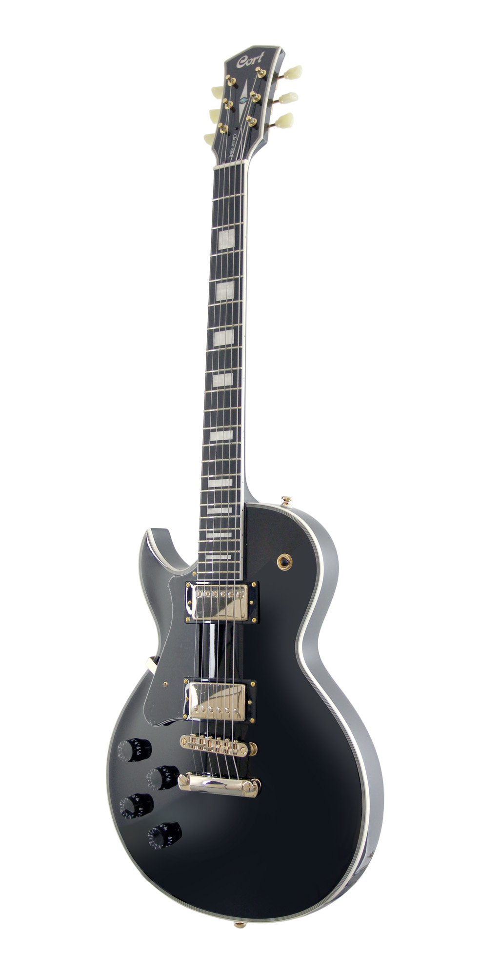 Cort Cr270 Gaucher Ht Hh Mi - Black - Guitarra eléctrica de corte único. - Variation 1