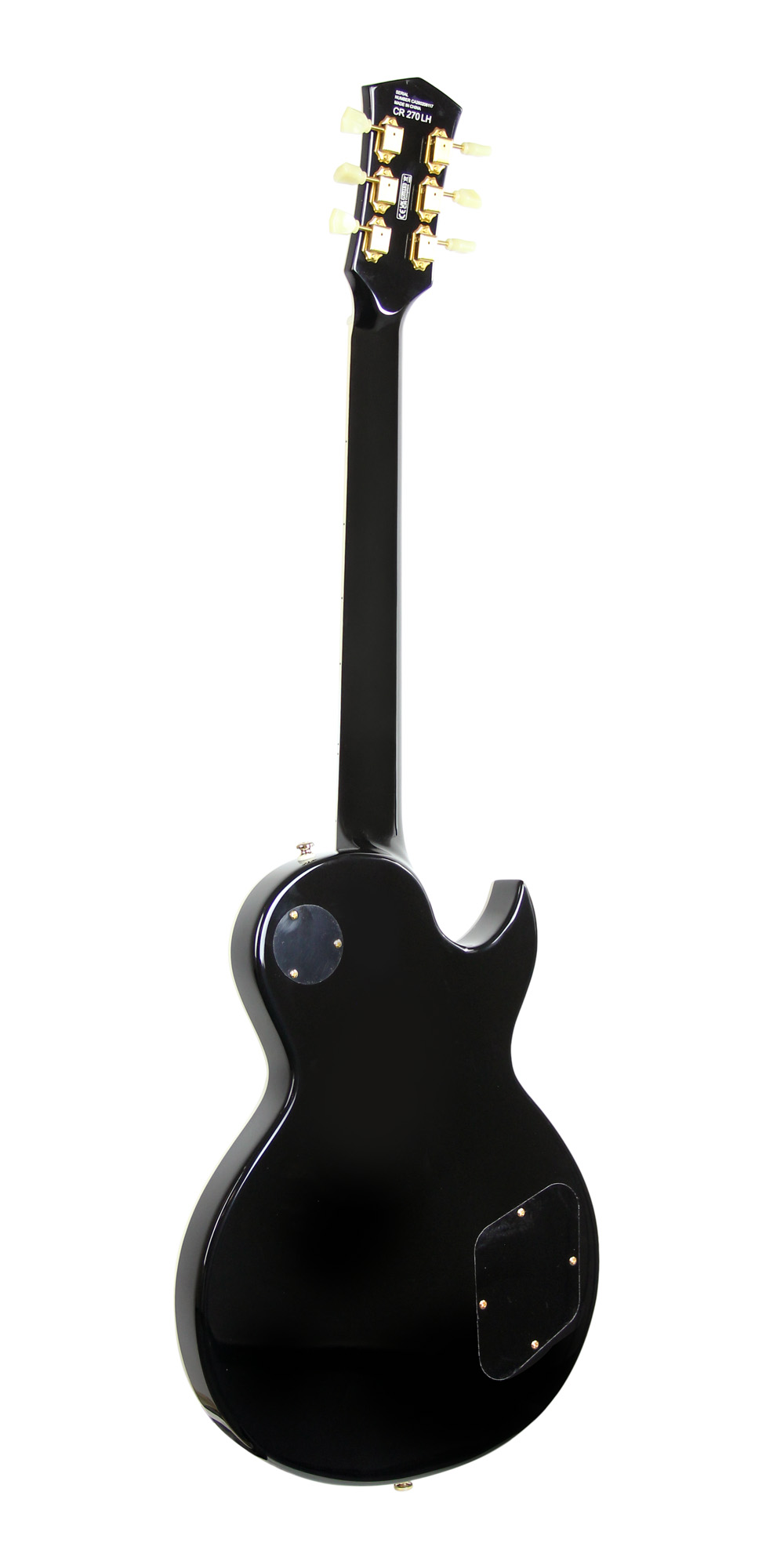 Cort Cr270 Gaucher Ht Hh Mi - Black - Guitarra eléctrica de corte único. - Variation 2