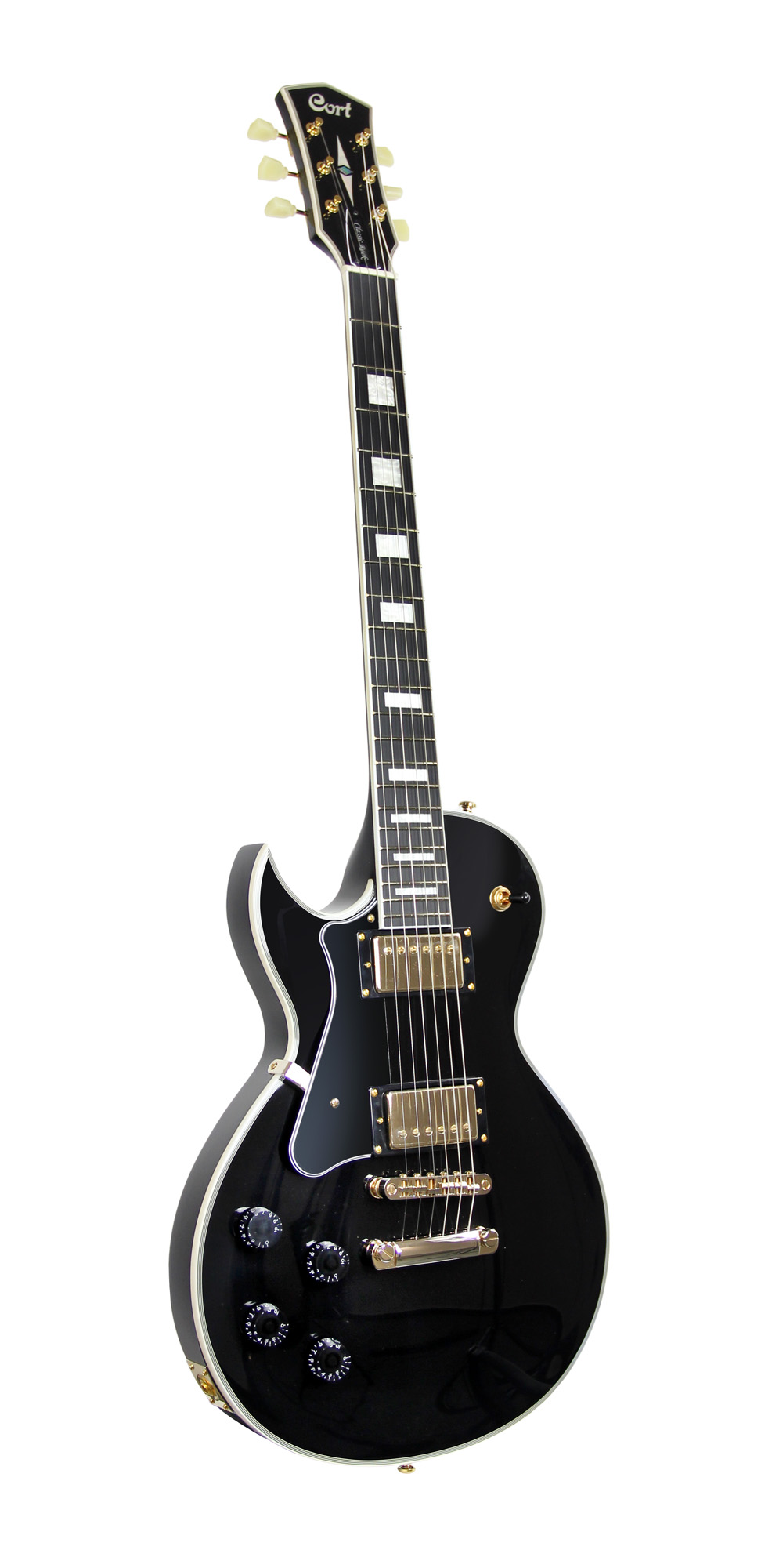 Cort Cr270 Gaucher Ht Hh Mi - Black - Guitarra eléctrica de corte único. - Variation 3