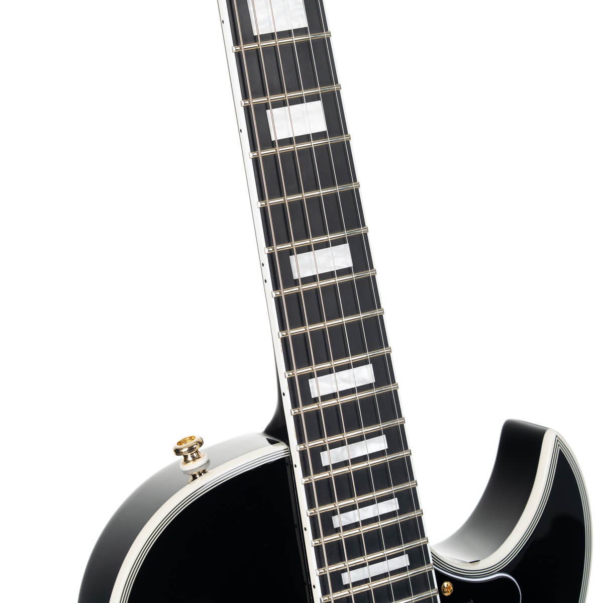 Cort Cr270 Ht Hh Mi - Black - Guitarra eléctrica de corte único. - Variation 2