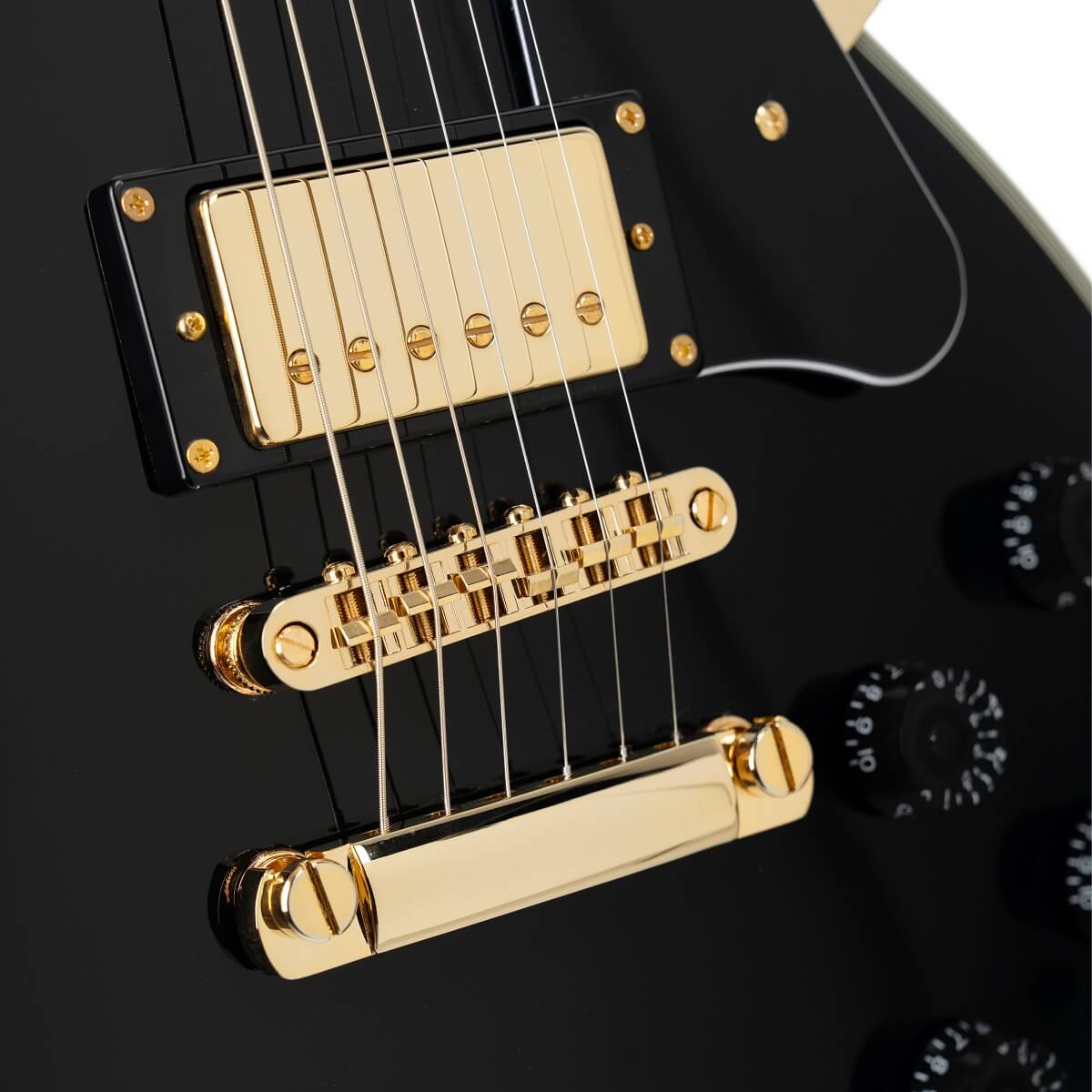 Cort Cr270 Ht Hh Mi - Black - Guitarra eléctrica de corte único. - Variation 3
