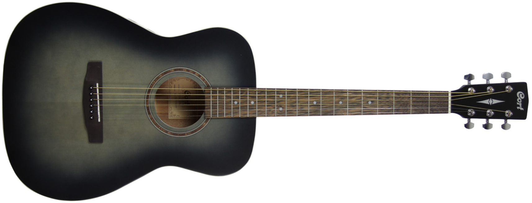 Cort 550opbk Epicea Acajou Mer - Open Pore Black - Guitarra folk - Main picture