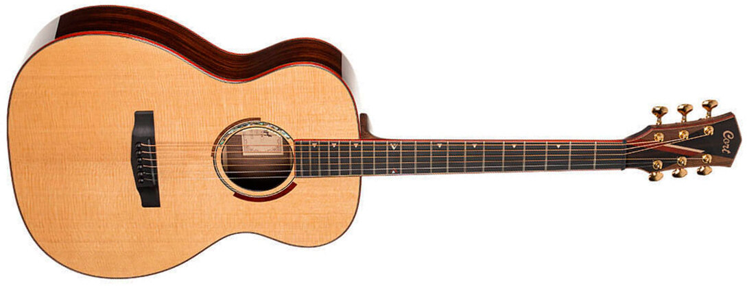 Cort Abstract Delta Om Epicea Pau Ferro Eb - Natural - Guitarra folk - Main picture