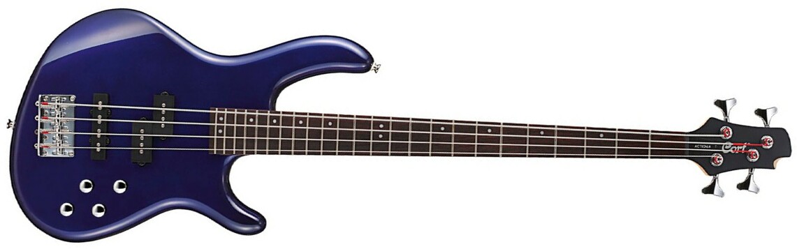 Cort Action Bass Plus Bm - Metallic Blue - Bajo eléctrico de cuerpo sólido - Main picture