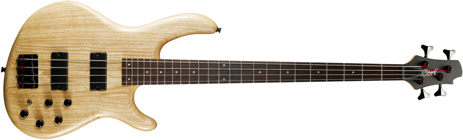 Cort Action Dlx As Opn Ash Rw - Natural Open Pore - Bajo eléctrico de cuerpo sólido - Main picture