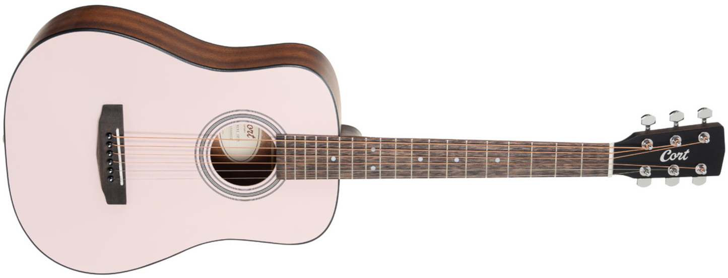 Cort Ad Mini Op Epicea Acajou Mer - Ivory - Guitarra folk - Main picture