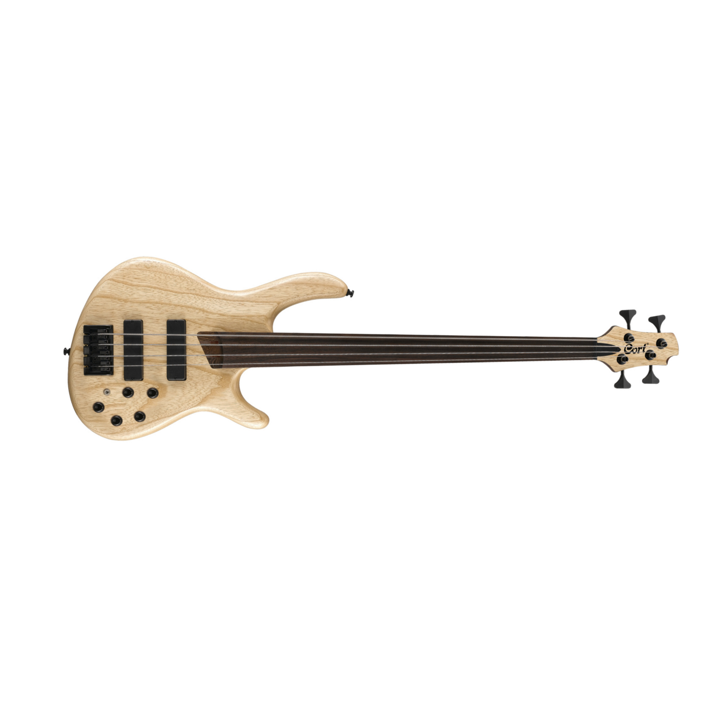 Cort Artisan B4flp Plus As Opn Fretless 2016 - Natural Open Pore - Bajo eléctrico de cuerpo sólido - Main picture