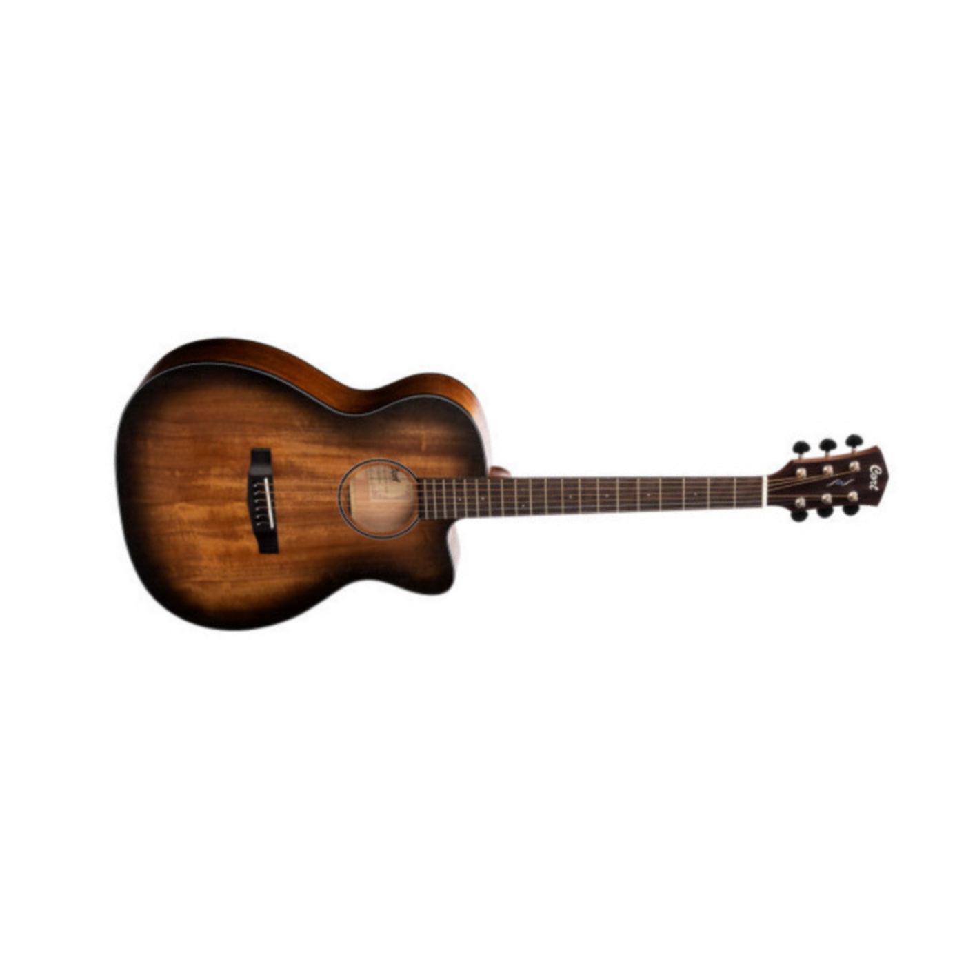 Cort Core-oc Electro Acajou Ov - Black Burst - Guitarra folk - Main picture
