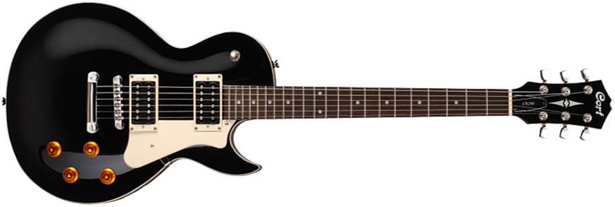 Cort Cr100 Bk Classic Rock Hh Ht - Black - Guitarra eléctrica de corte único. - Main picture