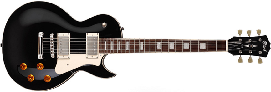 Cort Cr200 Bk Classic Rock Hh Ht - Black - Guitarra eléctrica de corte único. - Main picture
