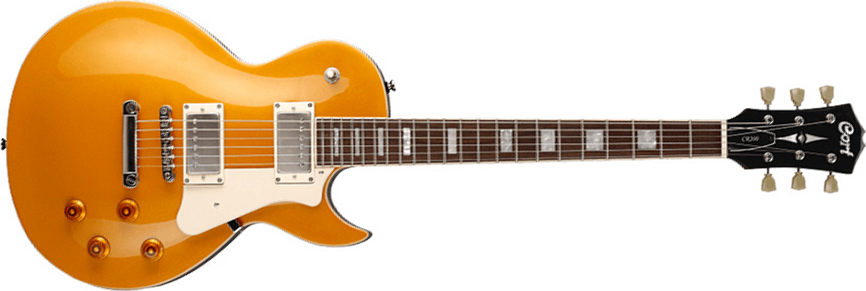 Cort Cr200 Gt Classic Rock - Gold Top - Guitarra eléctrica de corte único. - Main picture