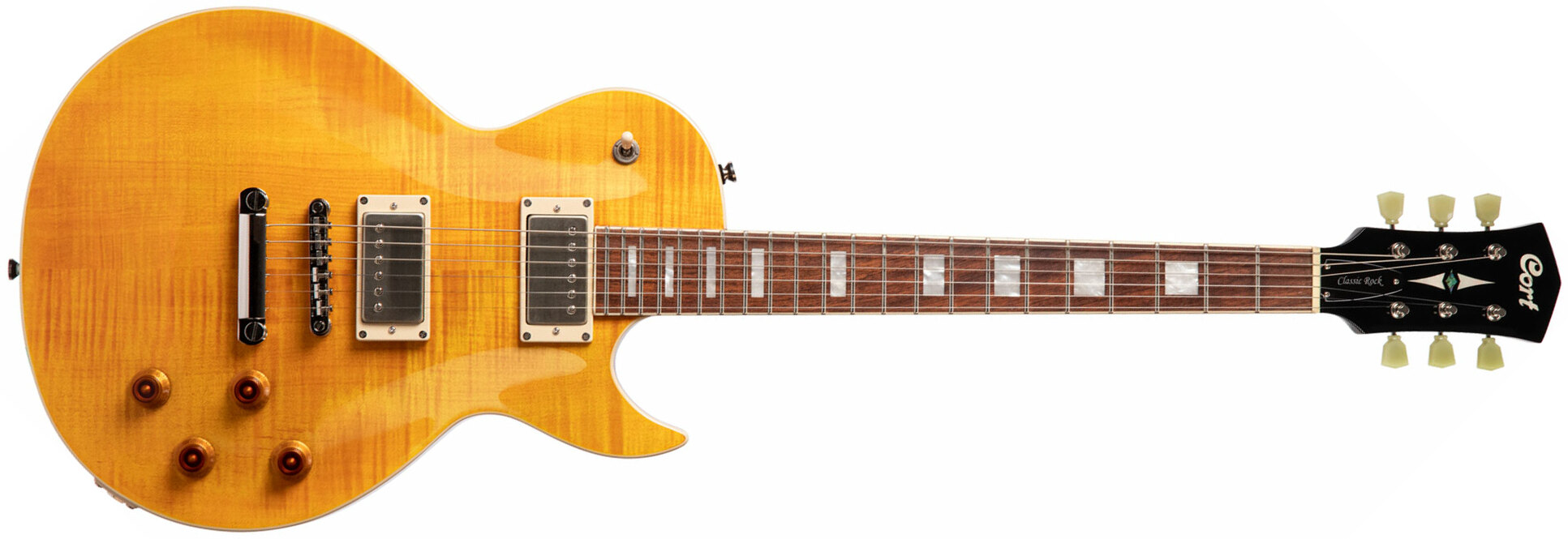 Cort Cr250 Ata Classic Rock Ht Hh Jat - Ambre Antique - Guitarra eléctrica de corte único. - Main picture