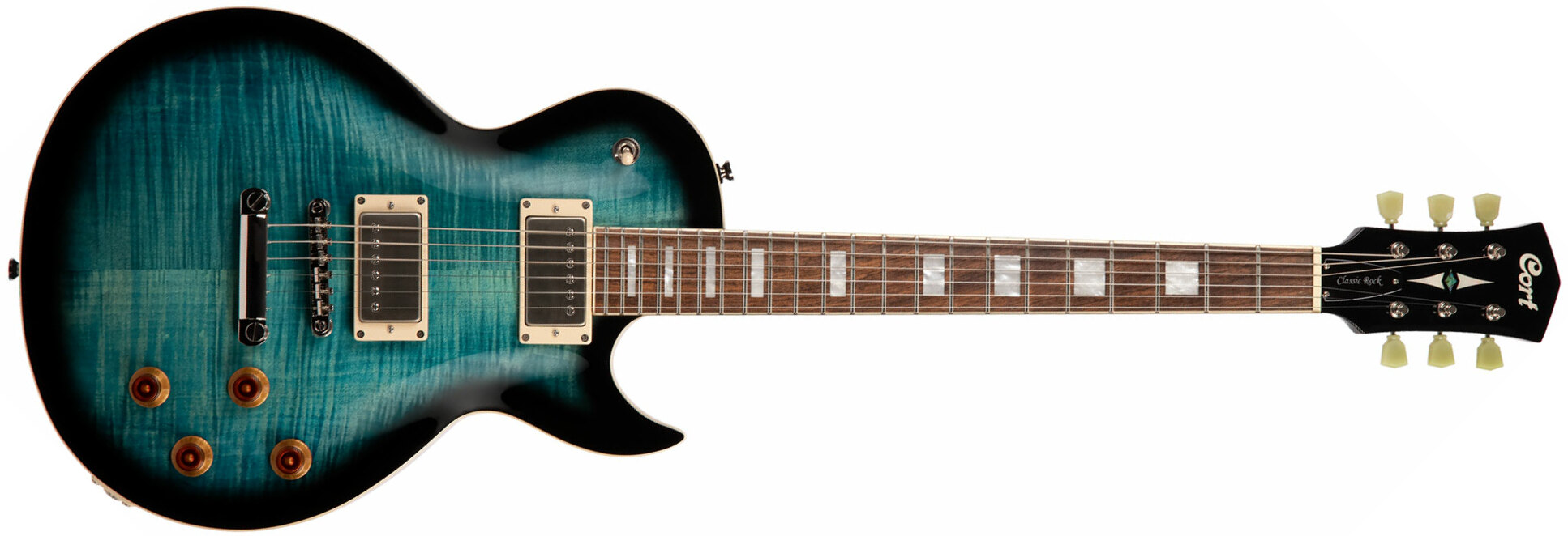 Cort Cr250 Dbb Classic Rock Ht Hh Jat - Dark Blue Burst - Guitarra eléctrica de corte único. - Main picture