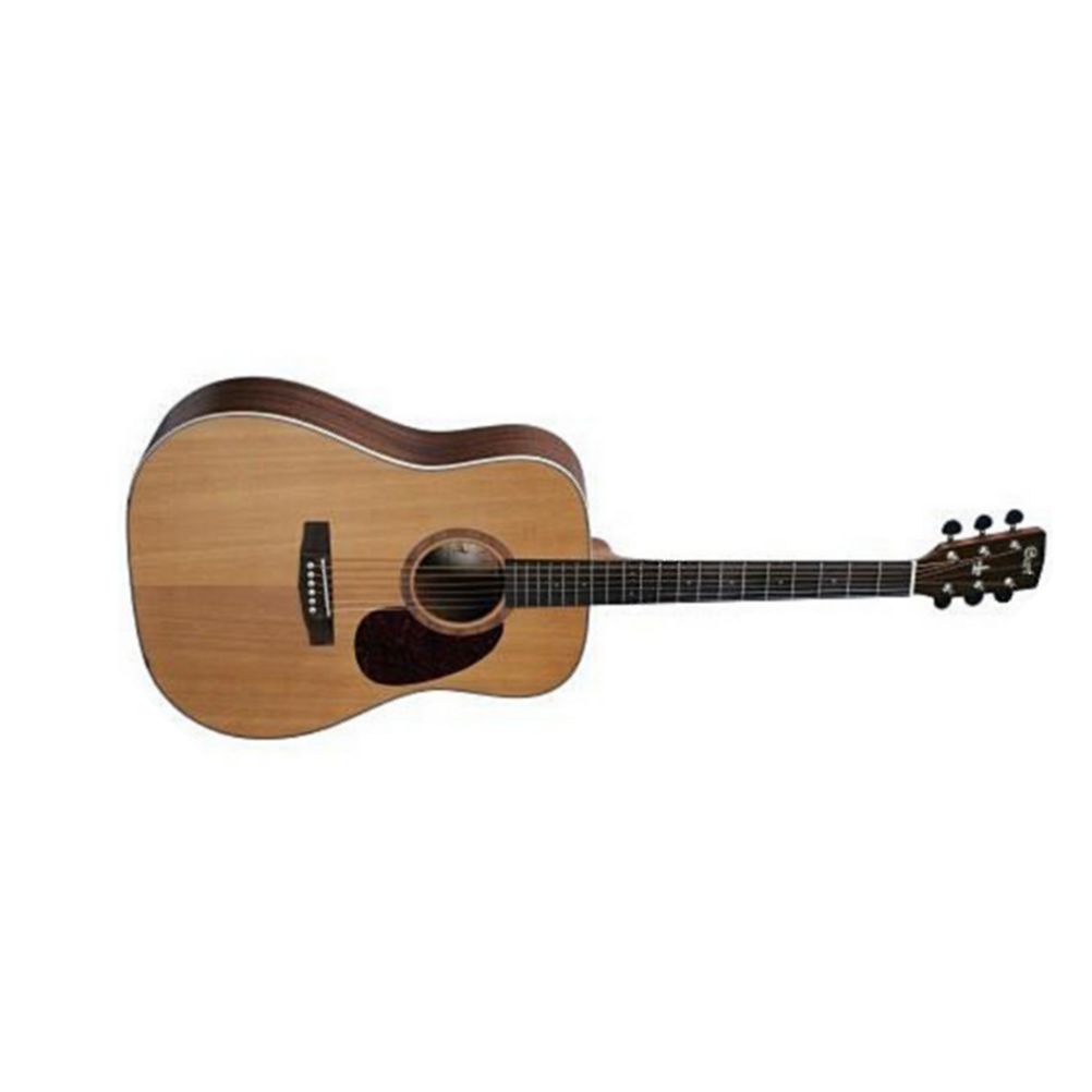 Cort Earth100c Dreadnought Cedre Acajou - Natural - Guitarra acústica & electro - Main picture