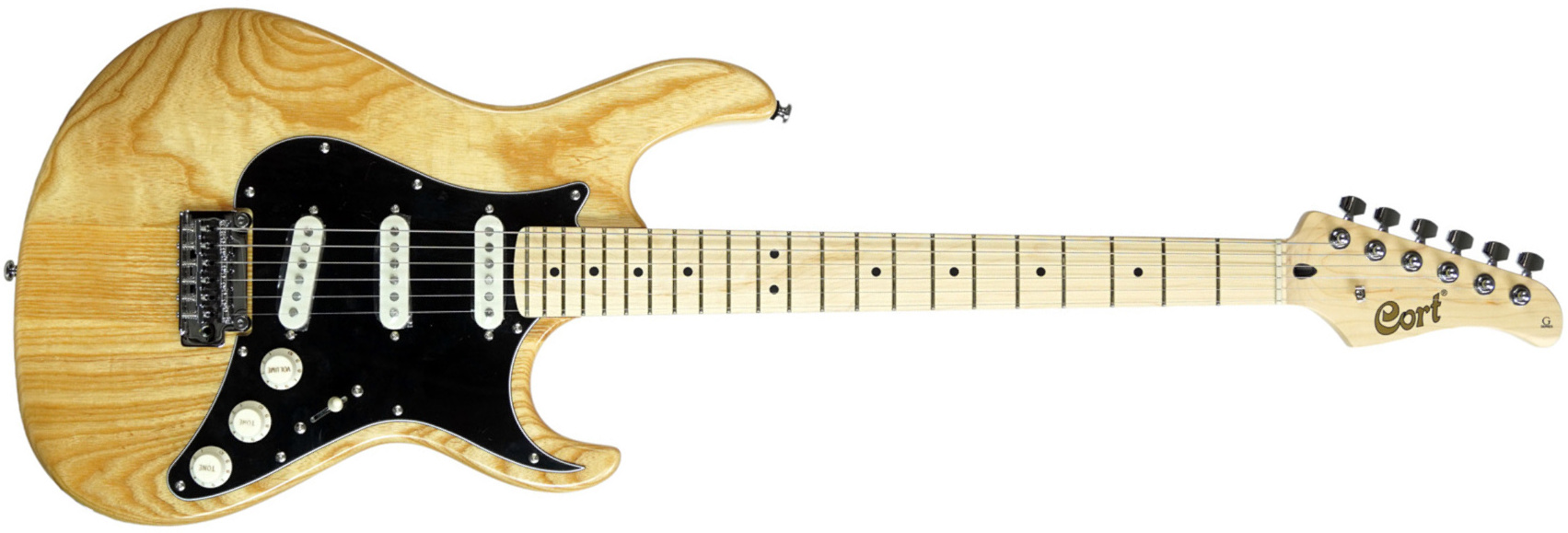 Cort G250 Tab 3s Trem Mn - Natural - Guitarra eléctrica con forma de str. - Main picture