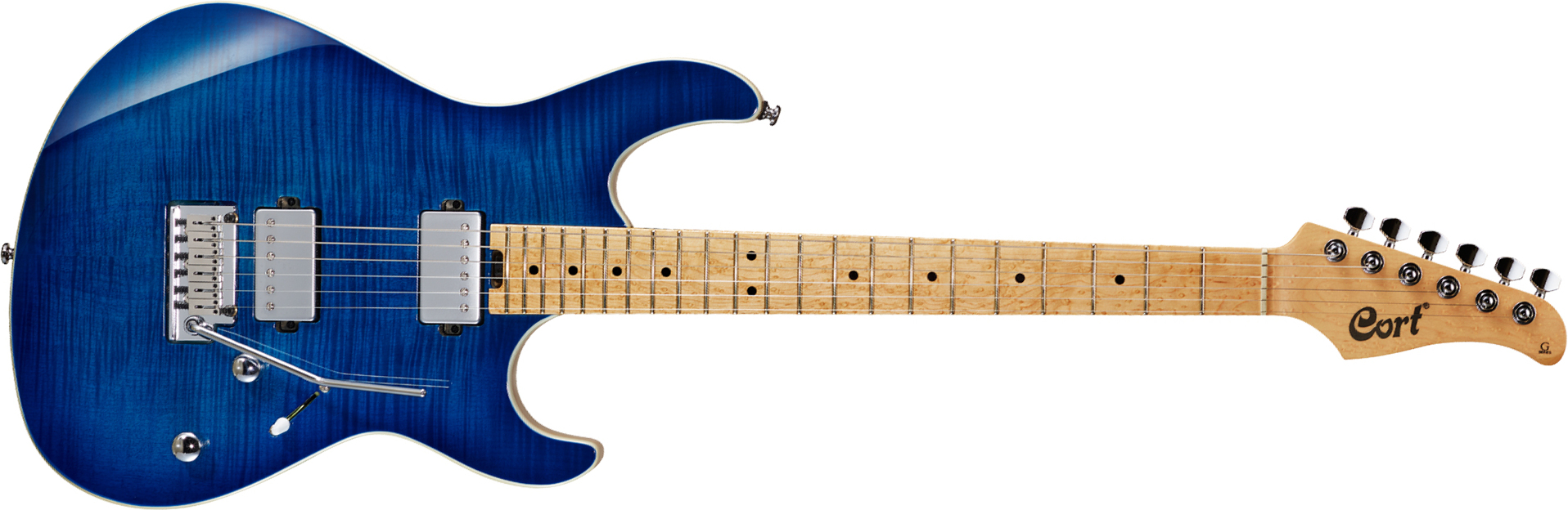 Cort G290 Fat Bbb Hh Trem Mn - Blue Burst - Guitarra eléctrica con forma de str. - Main picture