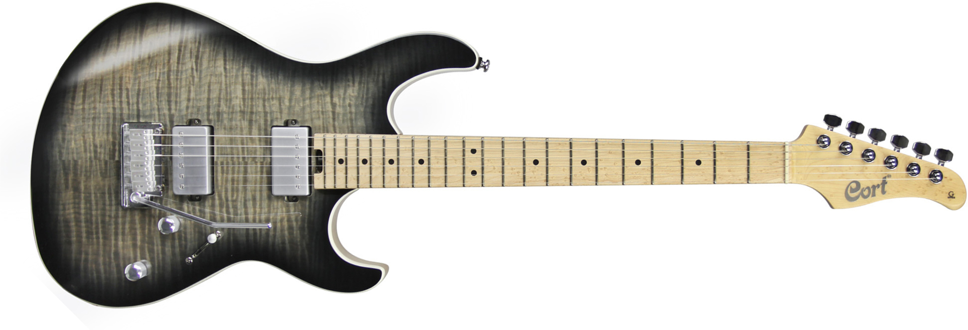 Cort G290 Fat Tbb Hh Trem Mn - Trans Black Burst - Guitarra eléctrica con forma de str. - Main picture