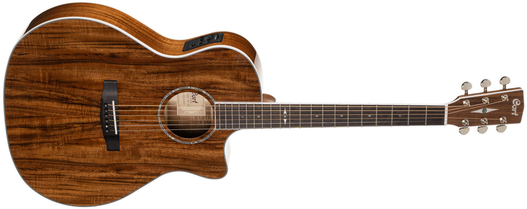 Cort Ga5fkoanat Electro Koa - Natural - Guitarra folk - Main picture