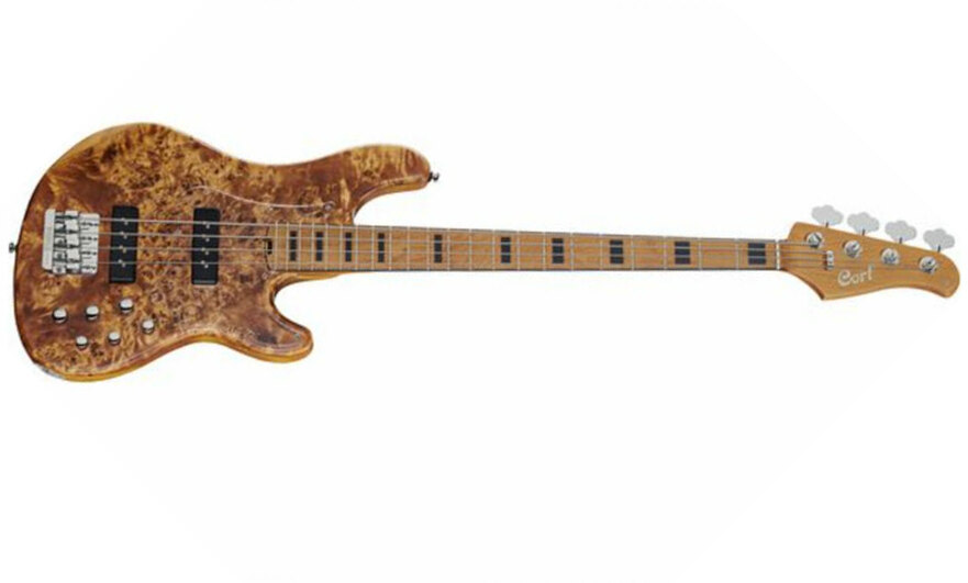 Cort Gb Modern 4 Active Mn - Open Pore Vintage Natural - Bajo eléctrico de cuerpo sólido - Main picture