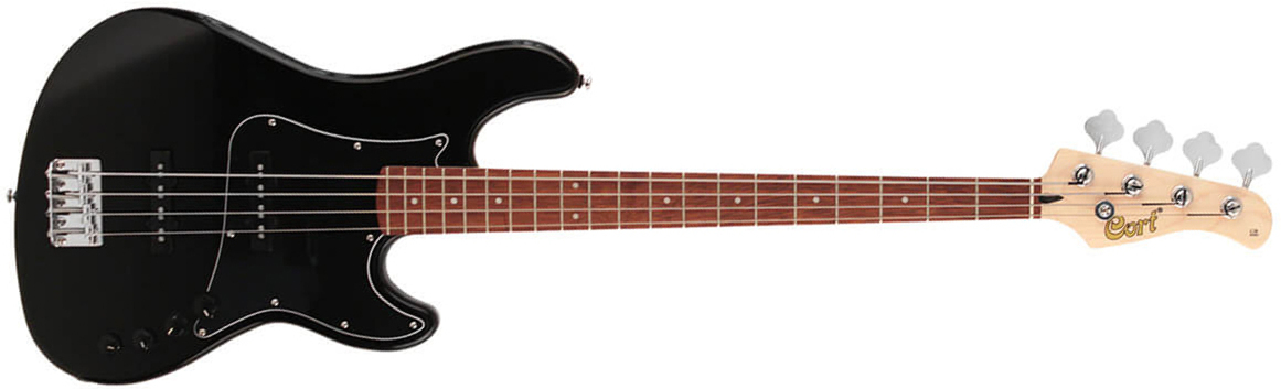Cort Gb34jj Active Jat - Black - Bajo eléctrico de cuerpo sólido - Main picture