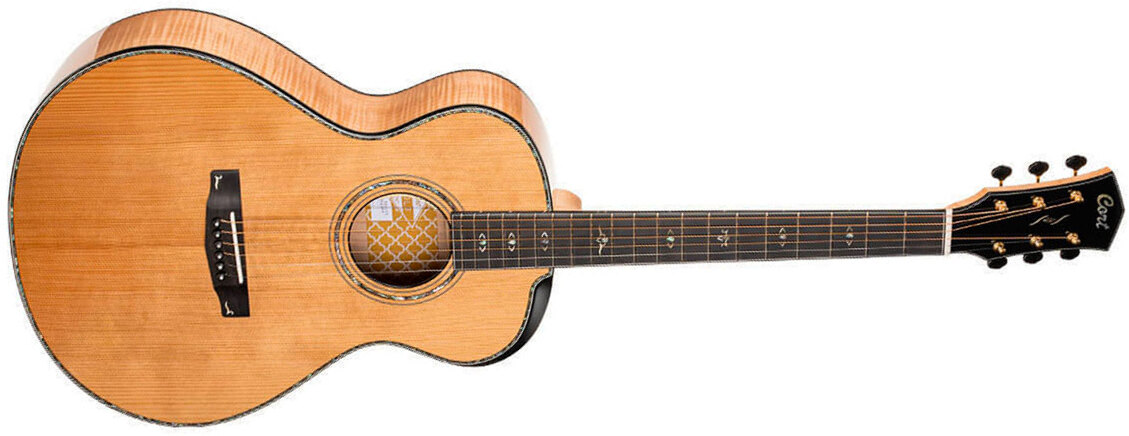 Cort Gold Passion Grand Concert Epicea Erable Eb - Natural - Guitarra folk - Main picture