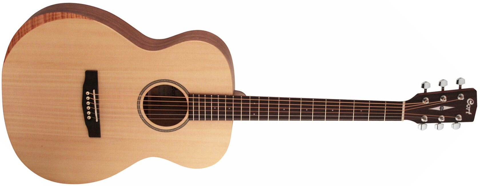 Cort Luce Bevel Cut Epicea Acajou Ova - Natural Open Pore - Guitarra acústica & electro - Main picture
