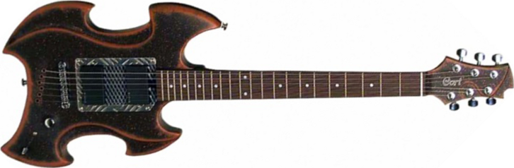 Cort Moscato 2 Ltd Hh Emg Ht - Dark Brown - Guitarra electrica metalica - Main picture