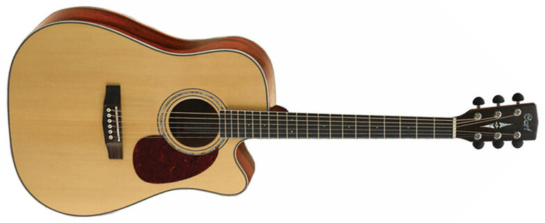 Cort Mr710f-md Nat Dreadnought Cw Electro Epicea Palissandre Rw - Natural - Guitarra electro acustica - Main picture