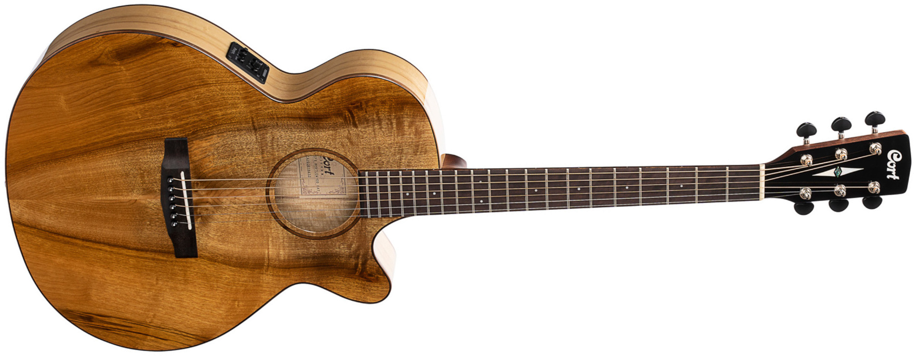 Cort Sfx Fishman Tout Myrtlewood Ov - Natural - Guitarra folk - Main picture