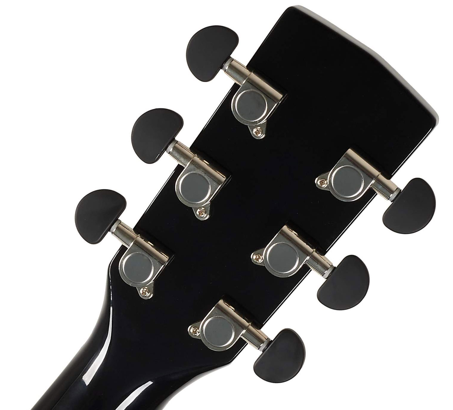 Cort Earth 100 Dreadnought Epicea Acajou Ova - Black Glossy - Guitarra acústica & electro - Variation 3