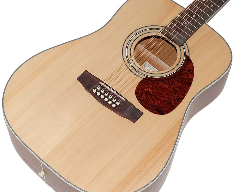 Cort Earth 70-12 Dreadnought 12c Cedre Acajou Ova - Natural Open Pore - Guitarra acústica & electro - Variation 1