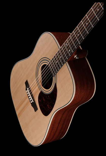 Cort Earth 70 Dreadnought Epicea Acajou Ova - Natural Open Pore - Guitarra acústica & electro - Variation 2