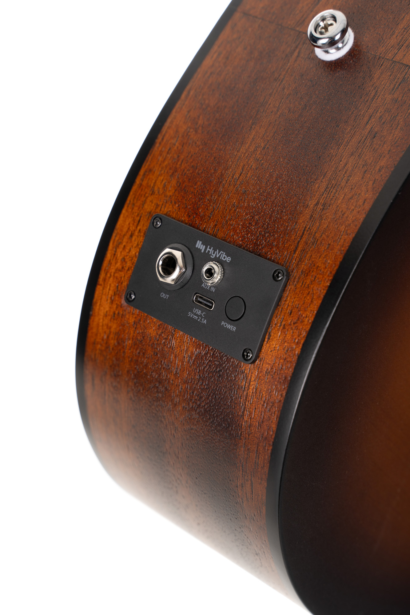 Cort Earth Go Hyvibe Epicea Acajou Lau - Brown Burst - Guitarra folk - Variation 2