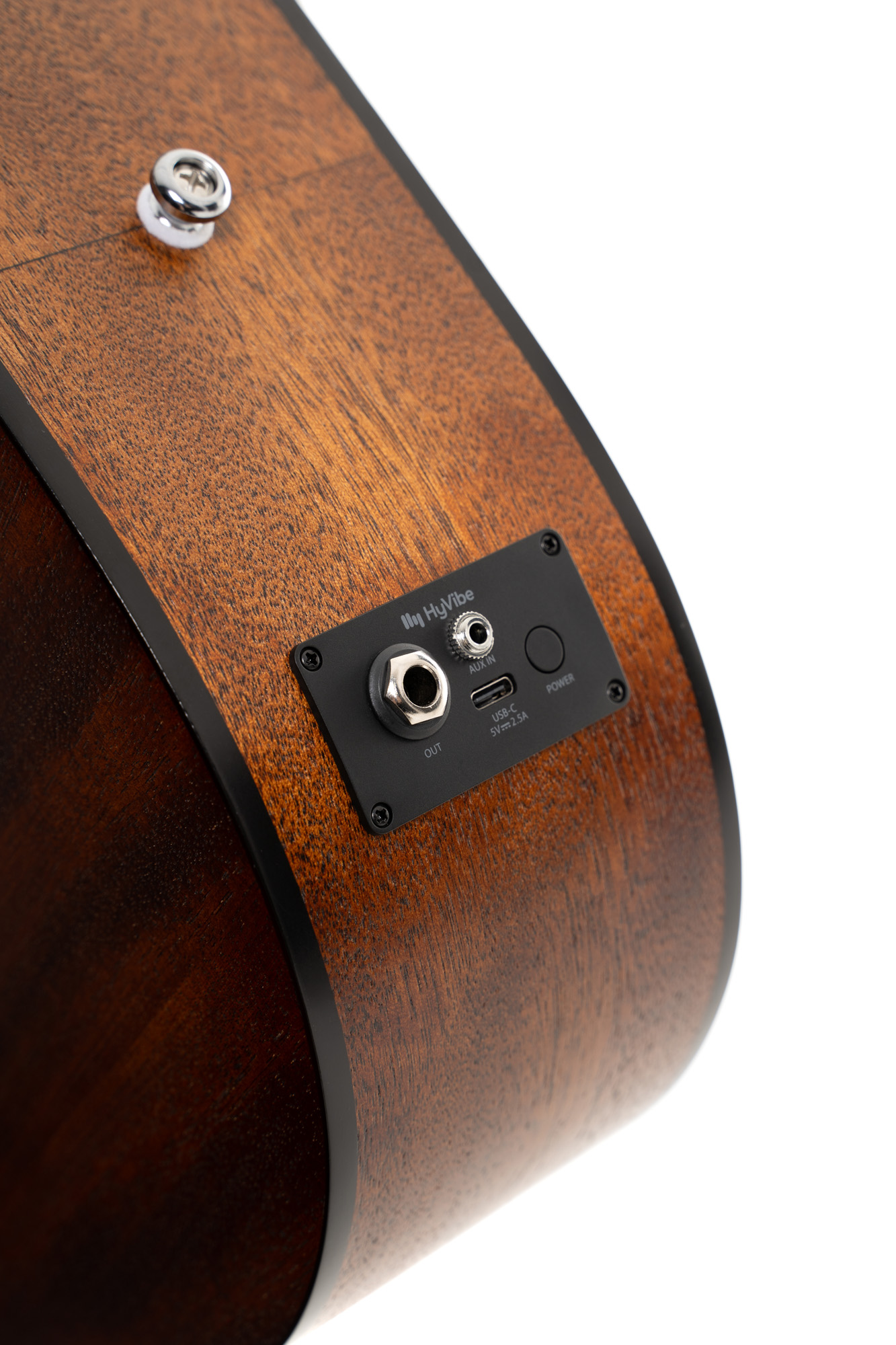 Cort Earth Go Hyvibe Epicea Acajou Lau - Natural - Guitarra folk - Variation 2