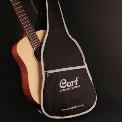 Cort Earth Grand Dreadnought Epicea Acajou Ova - Natural Open Pore - Guitarra acústica & electro - Variation 2