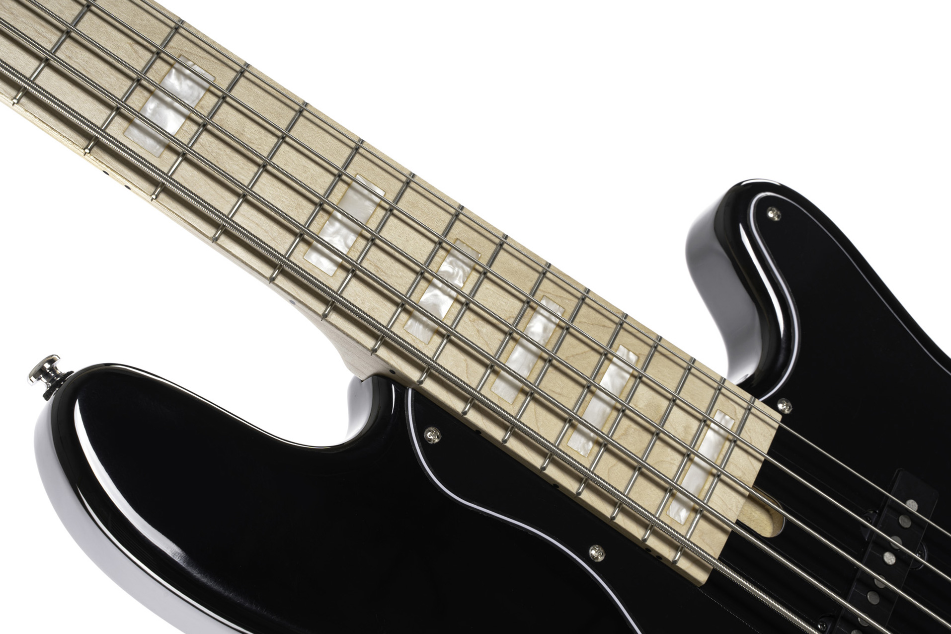 Cort Elrick Njs 5c Active Bartolini Mn - Black - Bajo eléctrico de cuerpo sólido - Variation 4