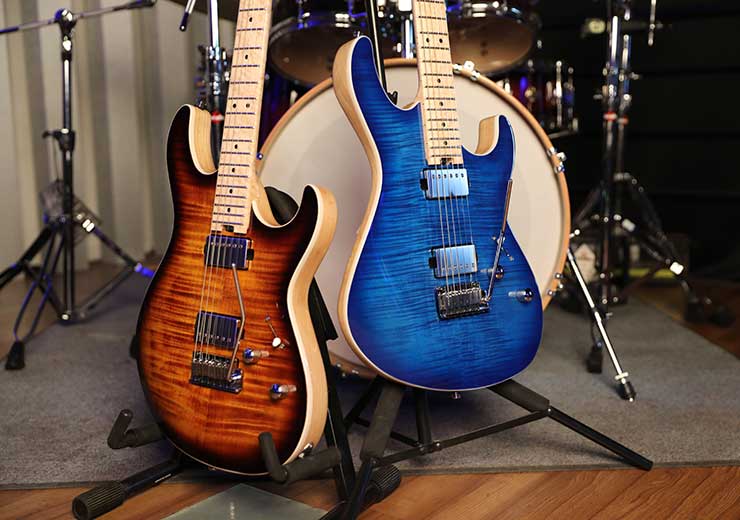 Cort G290 Fat Bbb Hh Trem Mn - Blue Burst - Guitarra eléctrica con forma de str. - Variation 8