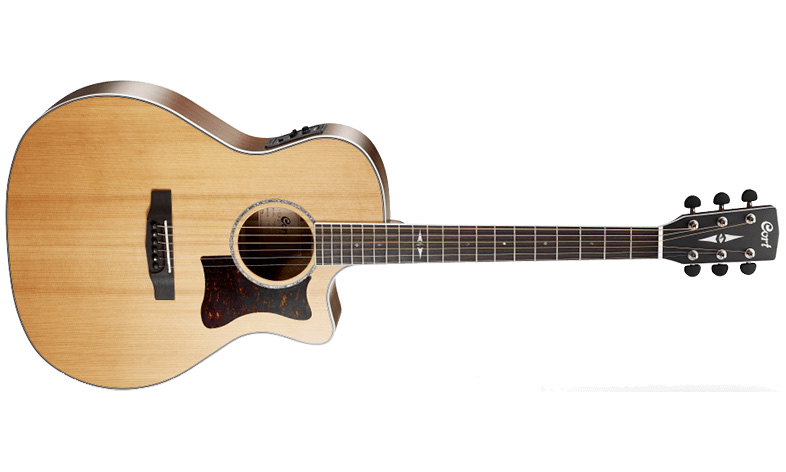 Cort Ga5f-bw Ns Grand Regal Auditorium Cw Cedre Blackwood 2016 - Natural Satin - Guitarra electro acustica - Variation 1