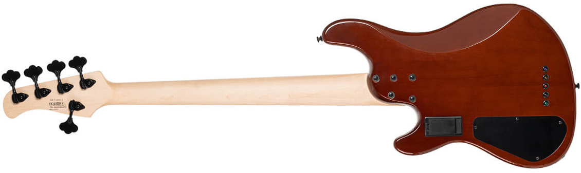 Cort Gb Fusion 5c Mn - Antique Brown Burst - Bajo eléctrico de cuerpo sólido - Variation 1