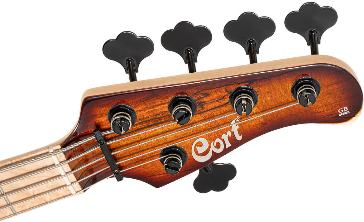 Cort Gb Fusion 5c Mn - Antique Brown Burst - Bajo eléctrico de cuerpo sólido - Variation 6