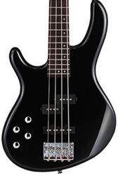 Bajo eléctrico de cuerpo sólido Cort Action Bass Plus BK Gaucher - Black