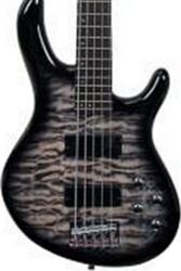 Bajo eléctrico de cuerpo sólido Cort Action DLX V Plus FGB - Faded gray burst