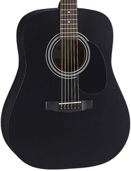 Guitarra folk Cort AD810 - Black satin