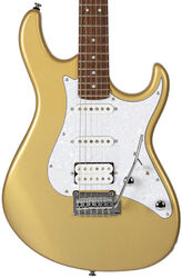 Guitarra eléctrica con forma de str. Cort G250 - Champagne gold metallic