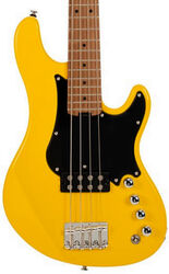 Bajo eléctrico de cuerpo sólido Cort GB-Short Scale - Yellow Crush