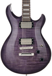 Guitarra eléctrica de doble corte Cort M600 - Trans Purple Burst